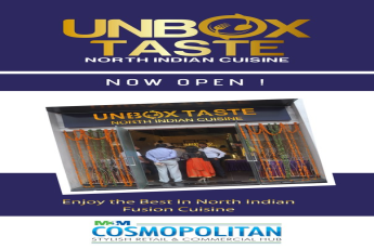 Unbox Taste now open at M3M Cosmopolitan